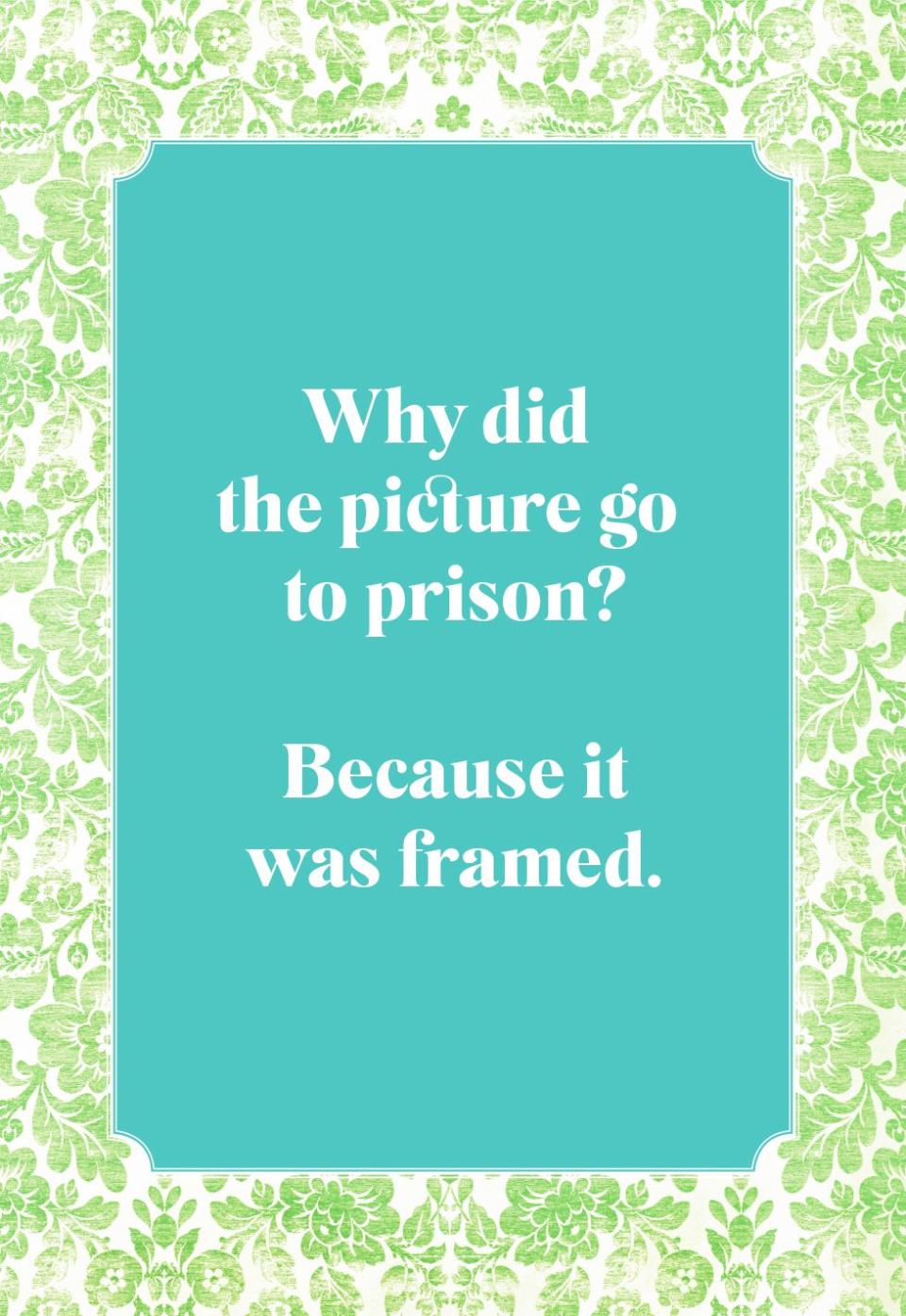 Why did the picture go to prison?