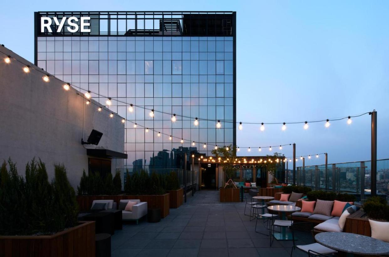 Exterior of RYSE hotel in Seoul. (Photo: Booking.com)
