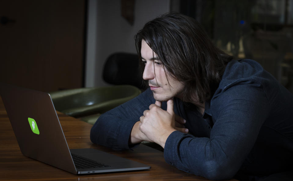 MENLO PARK, CALIFORNIA - JULY 15: Vlad Tenev, CEO and Co-Founder, Robinhood in his office on July 15, 2021 in Menlo Park, California. (Photo by Kimberly White/Getty Images for Robinhood)