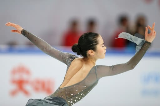 Japan's Satoko Miyahara took Silver at the ISU Grand Prix Cup of China figure skating event