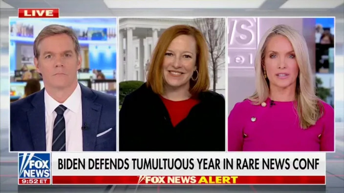 Jen Psaki's All Smiles and Laughs During Fox News Interview