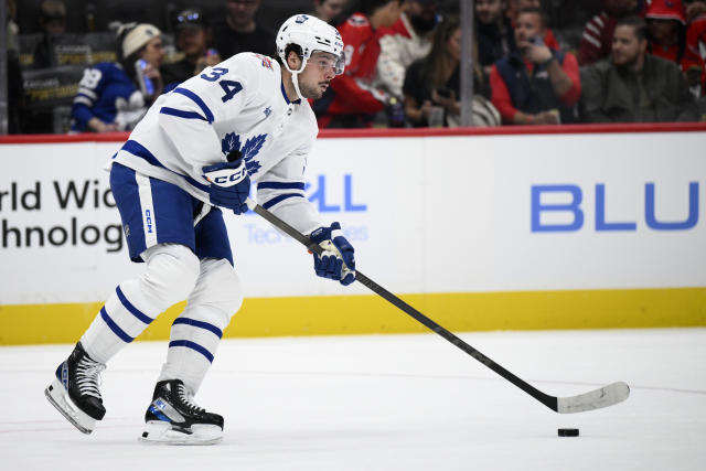 Matthews' late power-play goal gives Leafs win over Devils - CBS New York