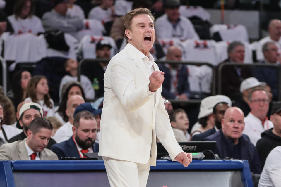 Rick Pitino led St. John's to a massive win over No. 15 Creighton on Sunday afternoon.