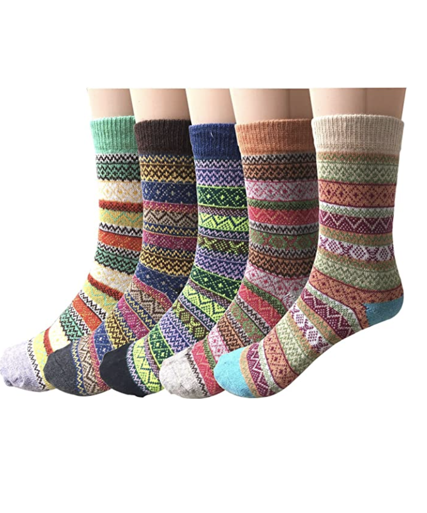 10) Justay Thick Wool Crew Sock