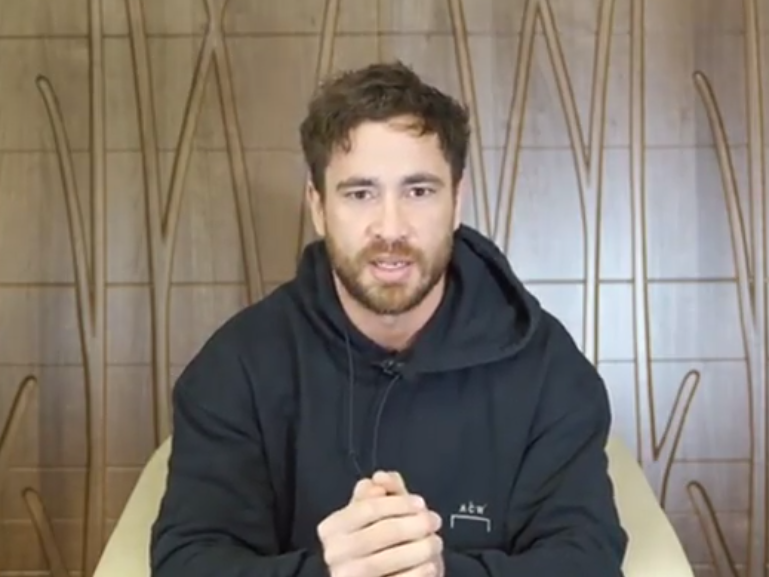 Danny Cipriani pictured in a video posted on his Instagram acccount: Danny Cipriani / Instagram