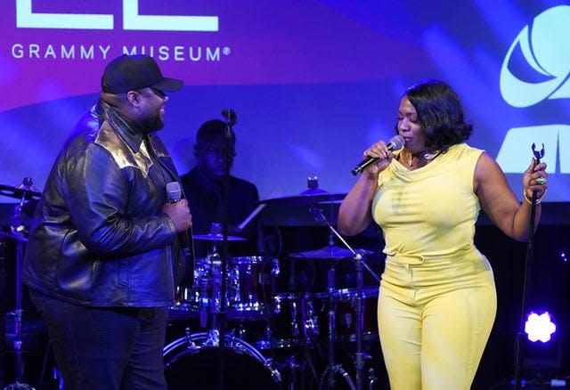 Michael and Tanya Trotter - aka The War and Treaty - served up a soulful song at Grammys on the Hill April 30, 2024 in Washington, DC.