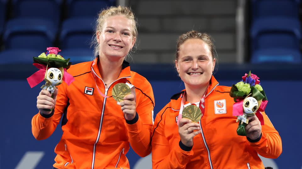 De Groot won singles and doubles gold in Tokyo without dropping a set. - Ivan Alvarado/Reuters