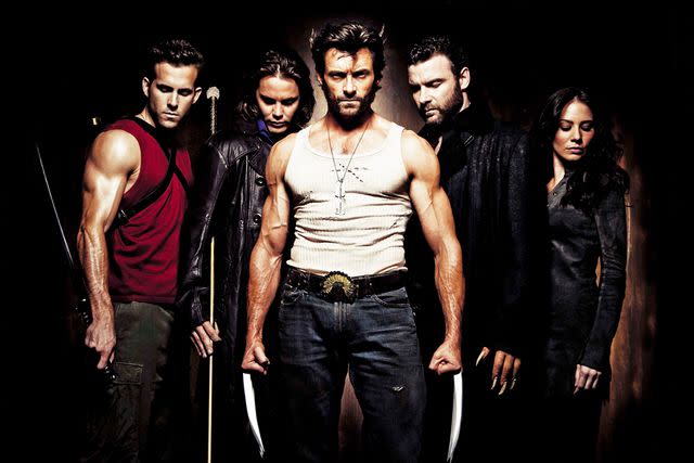 20th Century Fox/Courtesy Everett Collection Ryan Reynolds, far left, with Hugh Jackman, center, in 2009's "X-Men Origins: Wolverine"