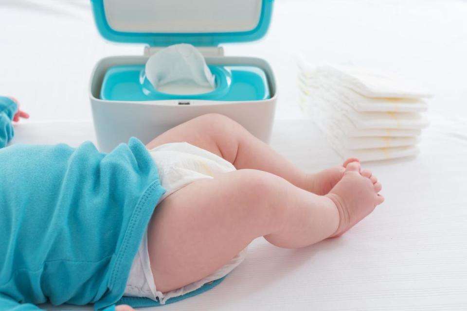 For infants, no wet diapers for 3 hours