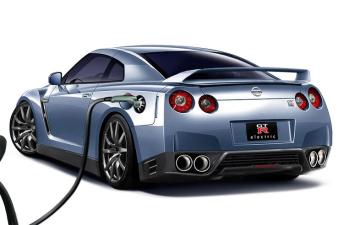 Nissan electric GT-R Rendition 