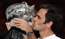 <p>Federer tops the glory with his 20th to kick-start 2018 in Melbourne. </p>