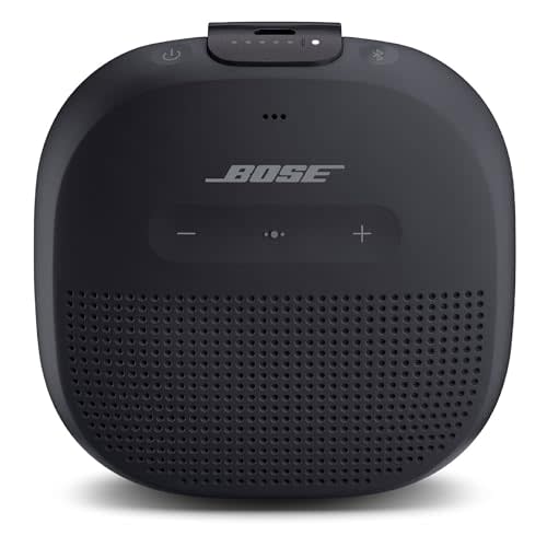 Bose SoundLink Micro Bluetooth Speaker: Small Portable Waterproof Speaker with Microphone, Blac…