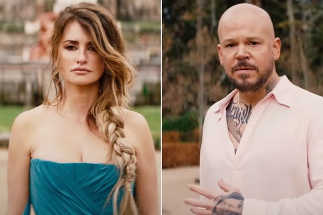 <p>Residente/YouTube</p> Penélope Cruz; Residente