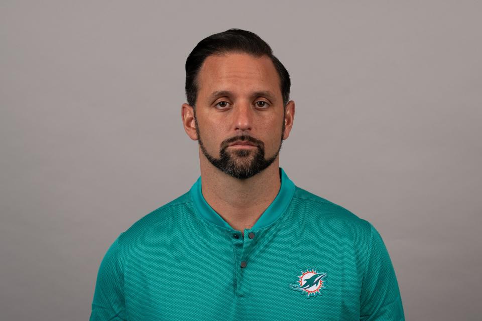 Dolphins linebackers coach Anthony Campanile.