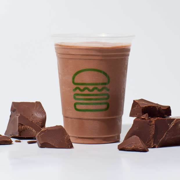 Non-dairy chocolate shake<p>Courtesy of Shake Shack</p>
