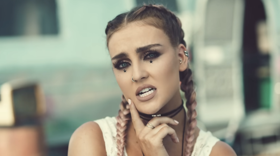 Closeup of Perrie Edwards