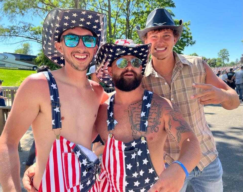 Country music fans are shown at last summer's Country Fest at Clay's Resort Jellystone Park in Stark County. This year's event is Wednesday through Saturday.