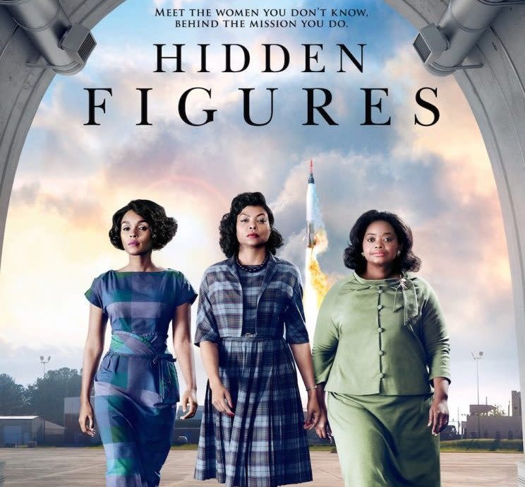 Hidden Figures poster.