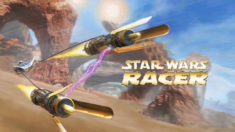 The cover of Star Wars Episode I: Racer