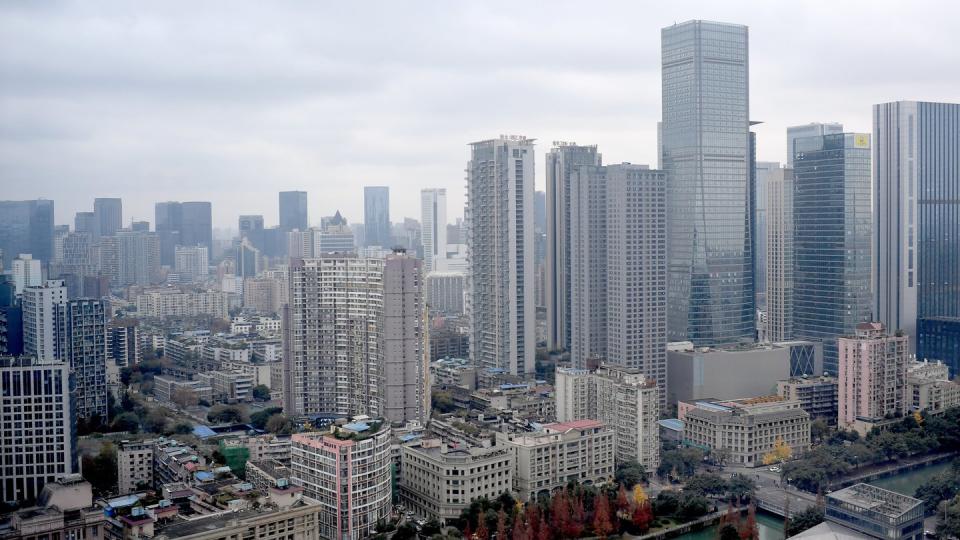 Blick über die chinesische Stadt Chengdu. China hat die USA aufgefordert, ihr Konsulat in der südwestchinesischen Stadt Chengdu zu schließen.