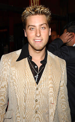 Lance Bass at the New York premiere of On The Line