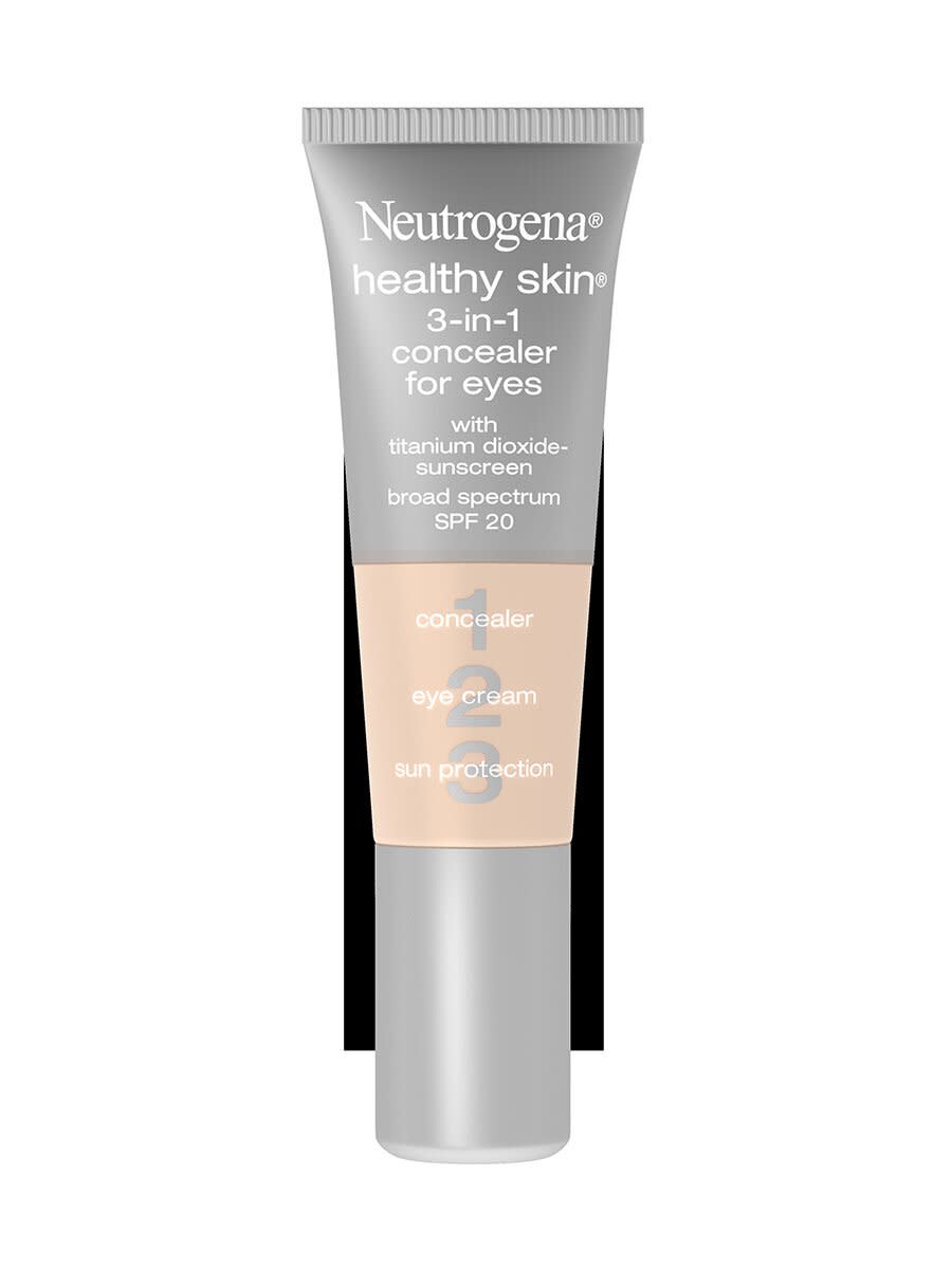 Best Option with SPF: Neutrogena Healthy Skin 3-in-1 Concealer for Eyes with SPF 20