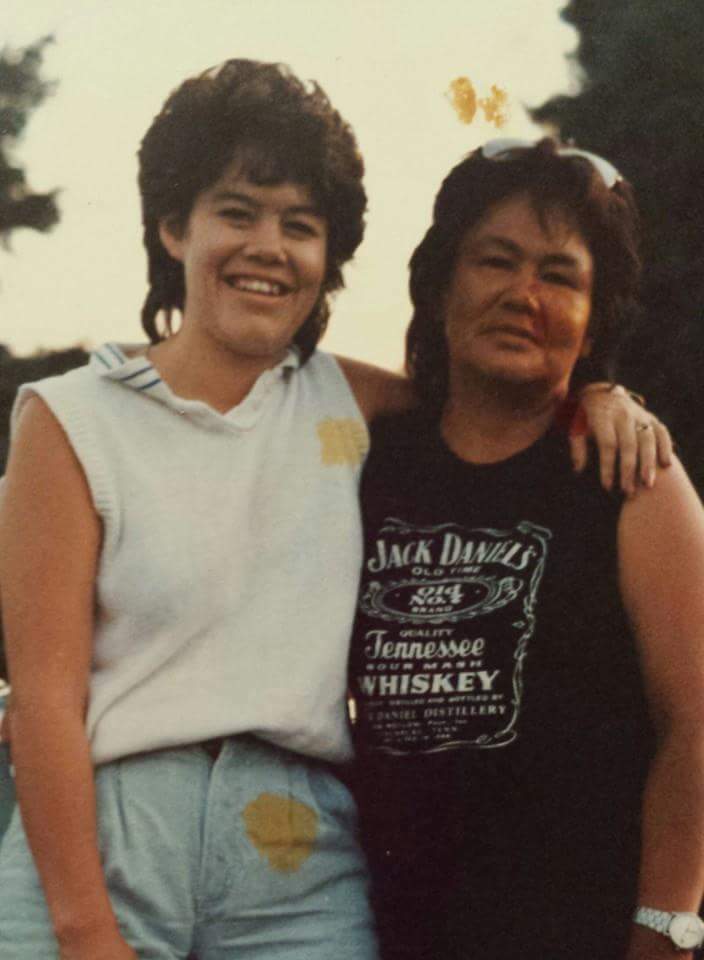 Rebecca Black and her mother, Karen Myrtle Black, in 1984, the year they reunited. | Courtesy of Rebecca Black