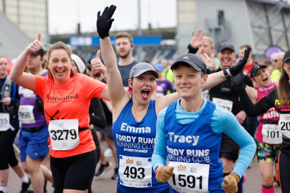 Gazette: Race - Runners defied the rainy weather during the Colchester Half Marathon on Sunday