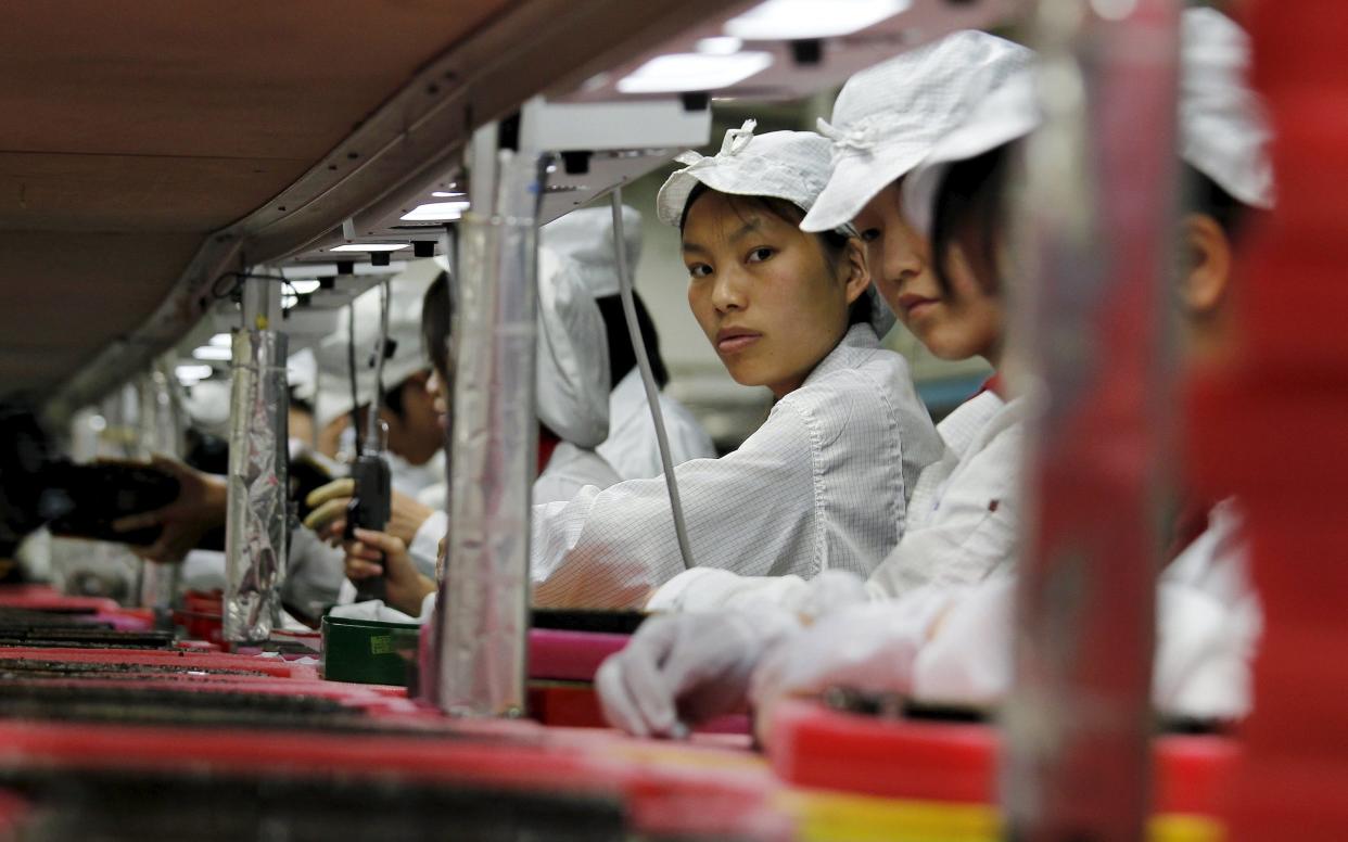 Shares in iPhone assembler Foxconn dropped on Tuesday - Reuters