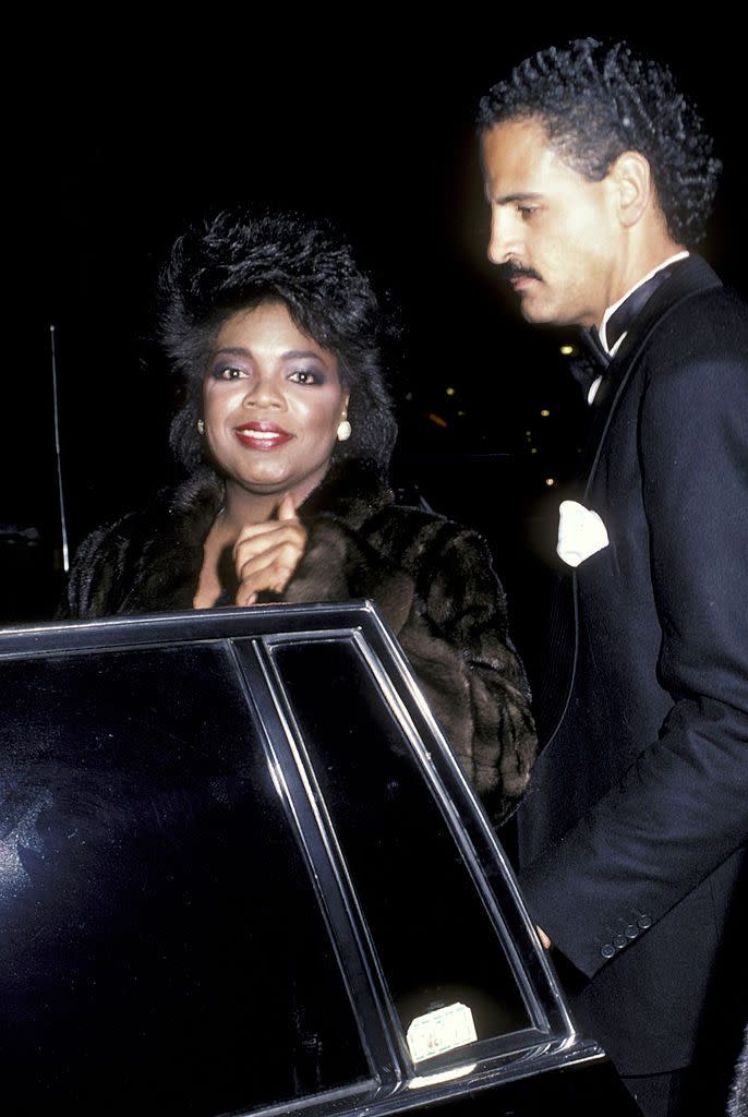 1986: Oprah Winfrey and Stedman Graham