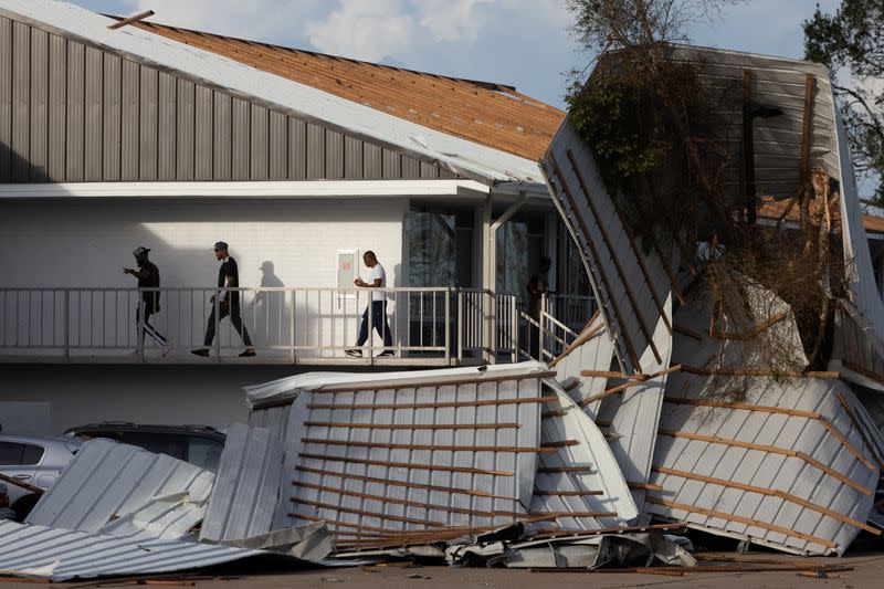 Aftermath of Hurricane Ida in Louisiana