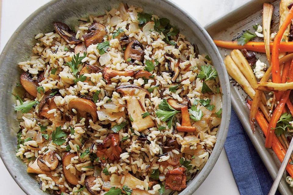 Wild Rice with Mushrooms