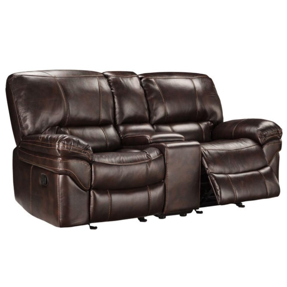 Relax on a beautiful leather recliner.