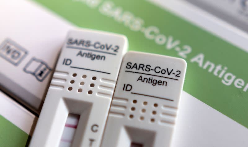 Rapid SARS-CoV-2 Antigen Test kit illustration