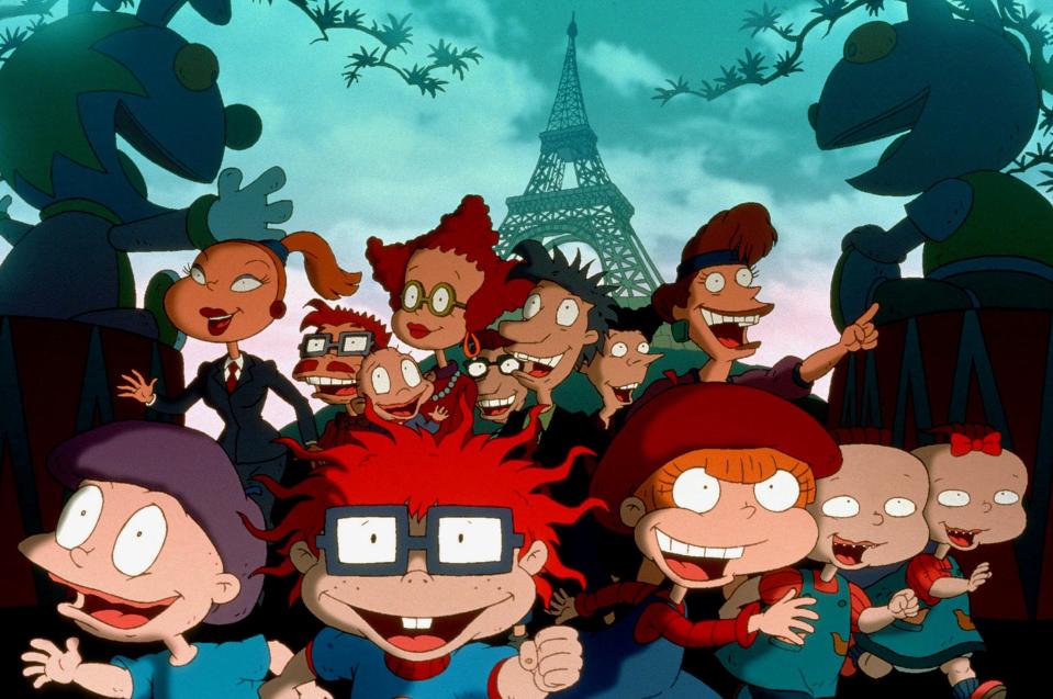 Tommy, Chuckie, Angelica, Phil, Lil,Charlotte,Chas,Dil,Drew Film: Rugrats In Paris: The Movie (2000) Characters: ,,Angelica,,,,,,  Director: Stig Bergqvist 05 November 2000   **WARNING** This Photograph is for editorial use only and is the copyright of NICKELODEON MOVIES and/or the Photographer assigned by the Film or Production Company and can only be reproduced by publications in conjunction with the promotion of the above Film. A Mandatory Credit To NICKELODEON MOVIES is required. The Photographer should also be credited when known. No commercial use can be granted without written authority