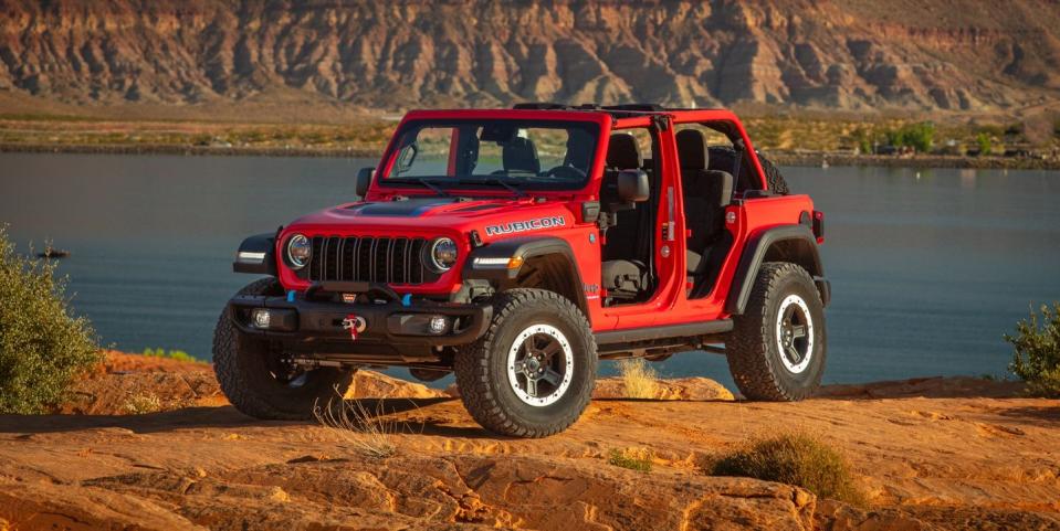 jeep® is taking its legendary 4x4 capability to a higher level for current wrangler jl and gladiator jt vehicles with an upgraded jeep performance parts jpp 2 inch lift kit from mopar that includes specially tuned bilstein 46 millimeter monotube shocks with remote reservoirs 2024 jeep® wrangler rubicon 4xe shown