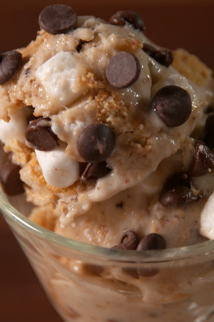 S'mores Banana Ice Cream