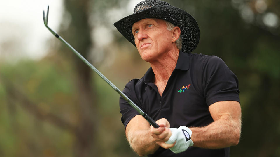 Greg Norman has been downsizing his multi-million dollar business empire as he prepares to move home to Australia. (Photo by Mike Ehrmann/Getty Images)