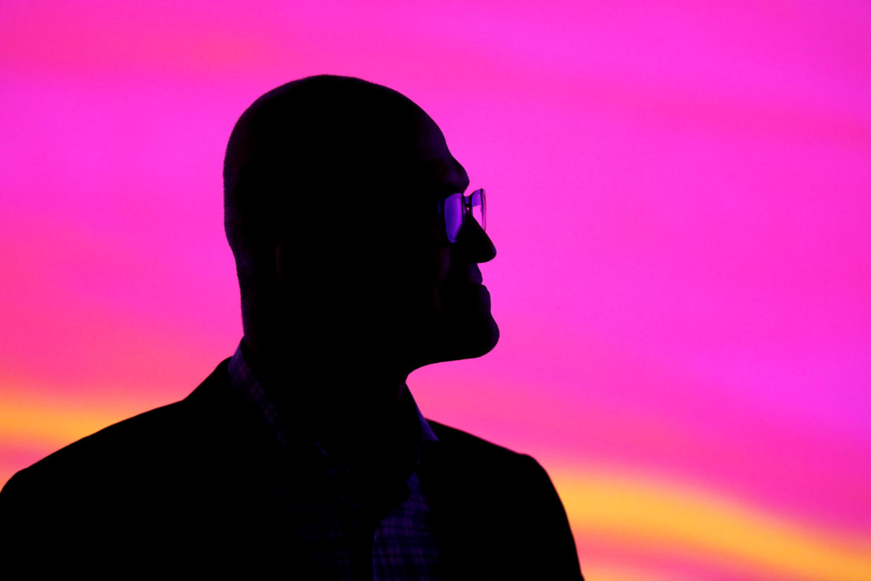 Microsoft's CEO Satya Nadella speaks at the Viva Tech start-up and technology summit in Paris, France, May 24, 2018. REUTERS/Charles Platiau     TPX IMAGES OF THE DAY