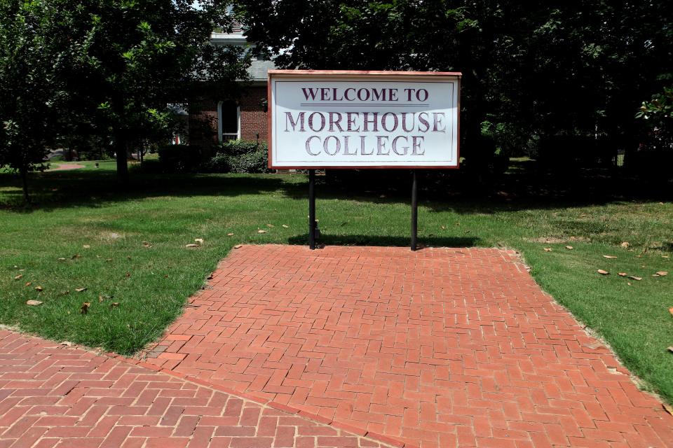 ATLANTA – JULY 18: ‘Welcome To Morehouse College’ signage on July 18, 2015 in Atlanta, Georgia. (Photo By Raymond Boyd/Getty Images)