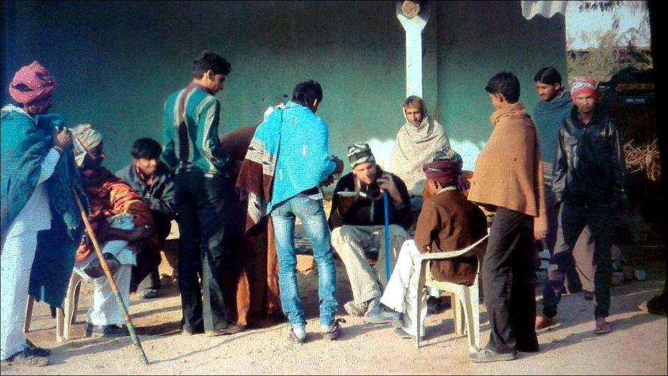 Day 3 Indians having chai