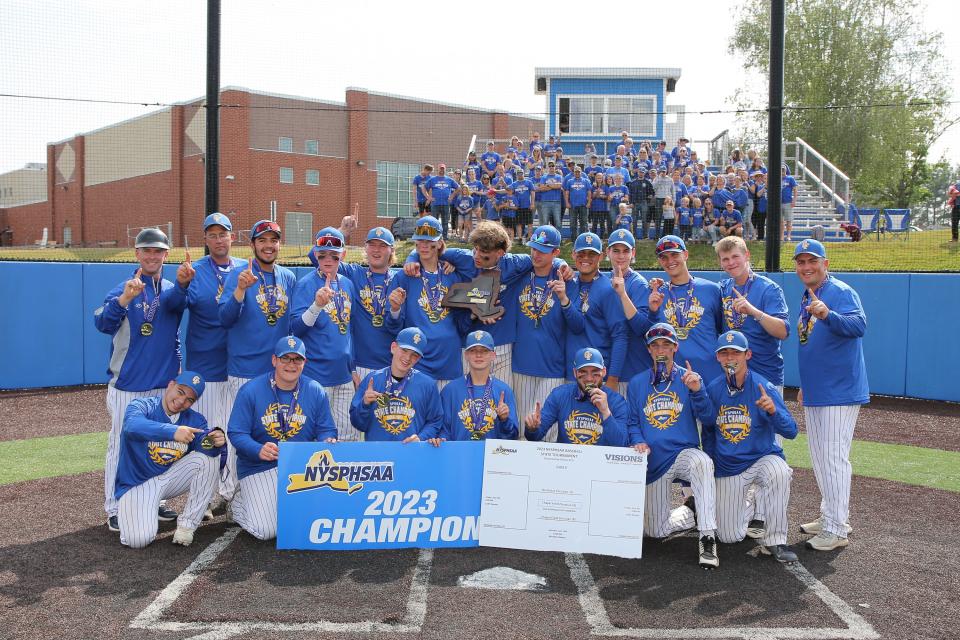 Chapel Field Christian defeated Northstar Christian, 3-2, in the NYSPHSAA Class D baseball championship game, Saturday, June 10, 2023, at Maine-Endwell High School.