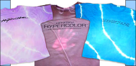 Hypercolor shirts