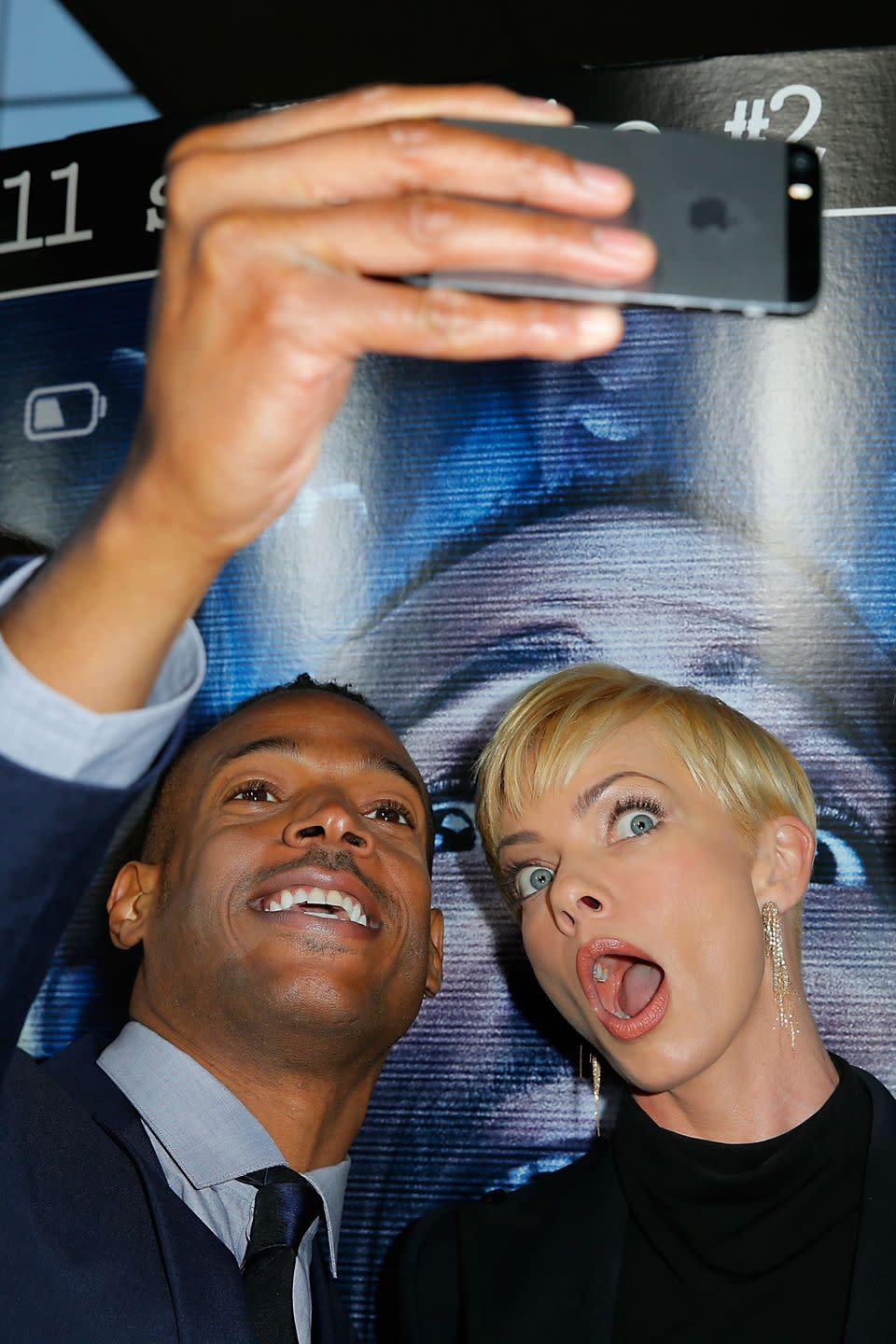 Jaime Pressly and Shawn Wayans