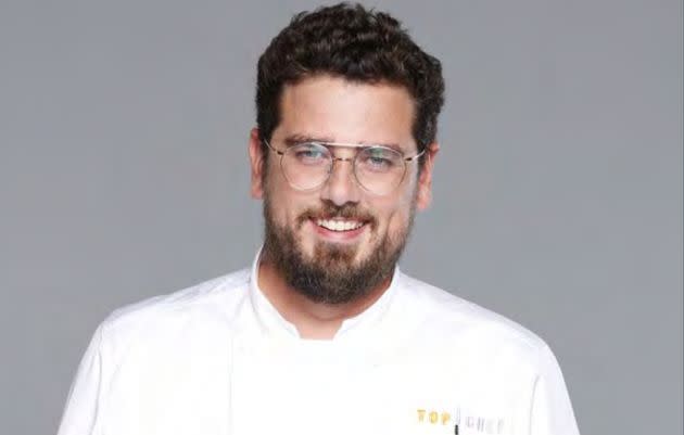 Mickaël Braure, le candidat éliminé de la compétition de Top Chef réagit. (Photo: ©Pascal VILA/M6)