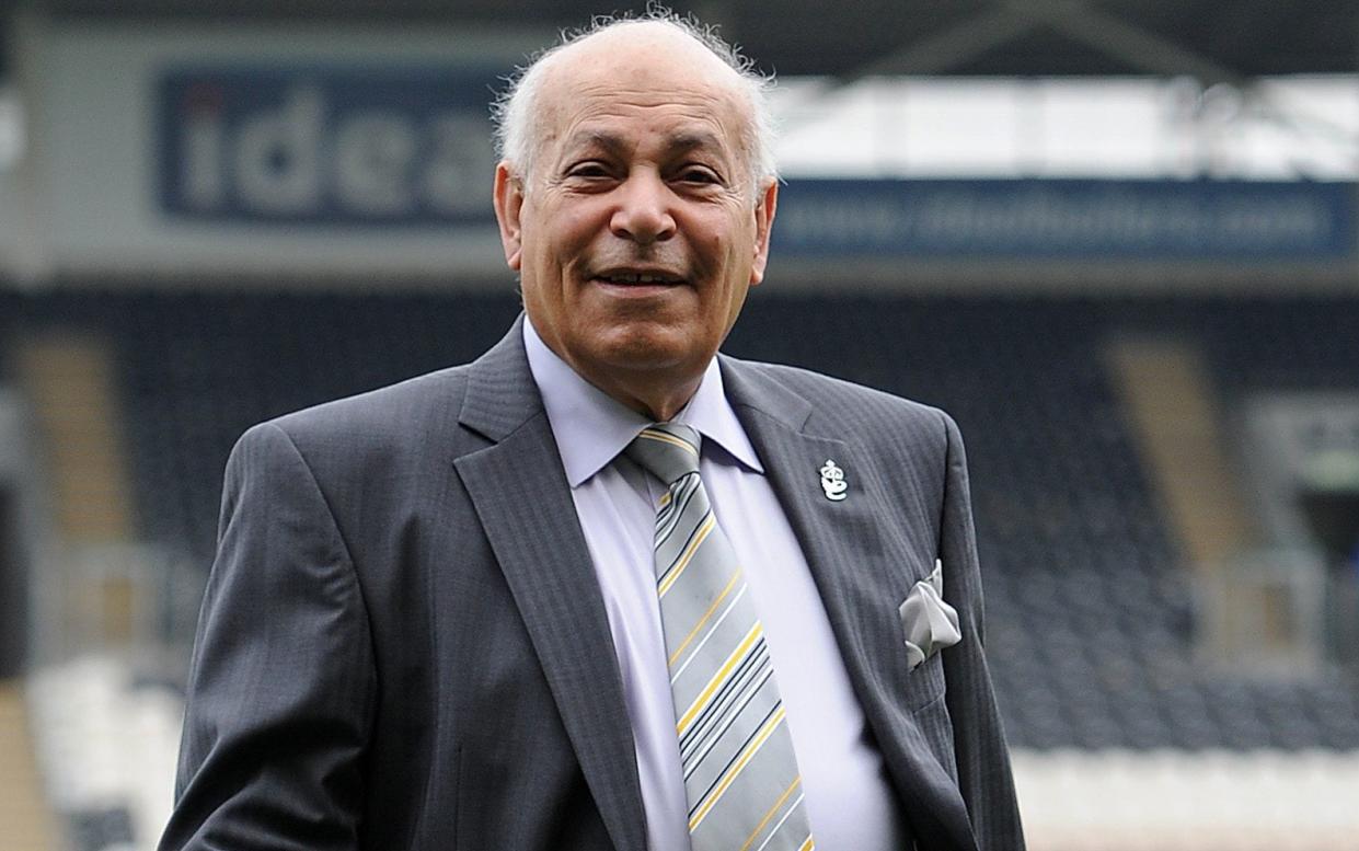 Assem Allam at Hull City's KC Stadium in 2013 - Chris Brunskill/Getty Images