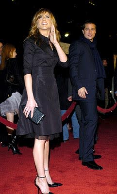 Jennifer Aniston and Brad Pitt at the LA premiere of Universal's Along Came Polly