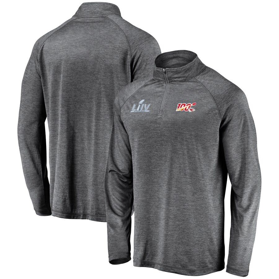 Chiefs Super Bowl LIV Bound Hand Off Quarter-Zip Pullover Jacket