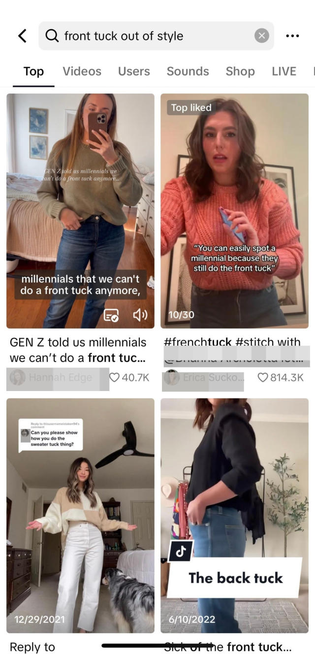 Gen Z vs. Millennial Fashion Trends According to TikTok