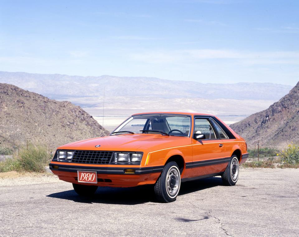 The 1980 Ford Mustang.